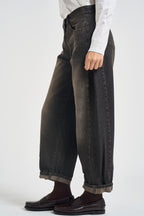 Jeans donna Gauguin nero slavato G03V0019  PHILIA LOFT 