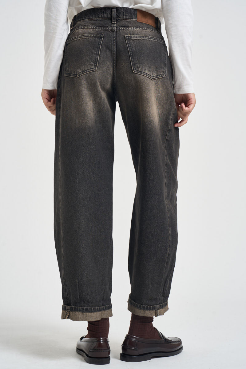 Jeans donna Gauguin nero slavato G03V0019  PHILIA LOFT 