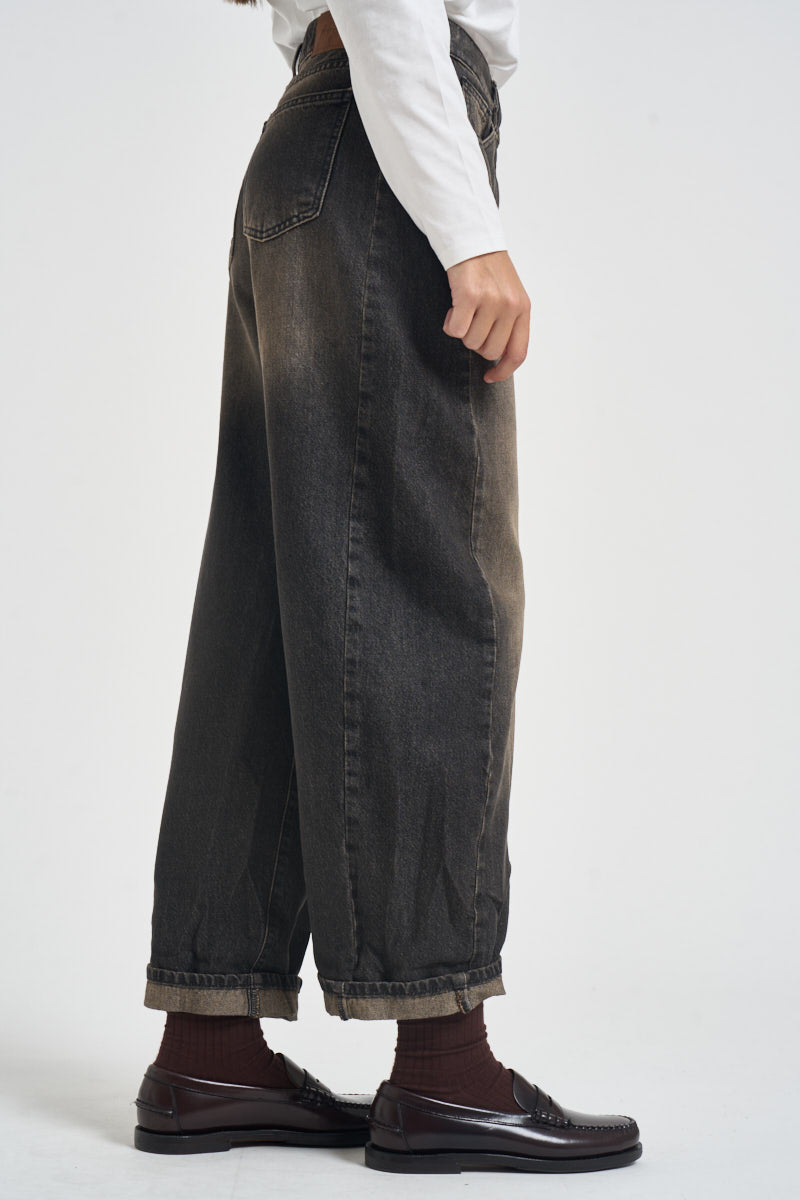 Jeans donna Gauguin nero slavato G03V0019  PHILIA LOFT 