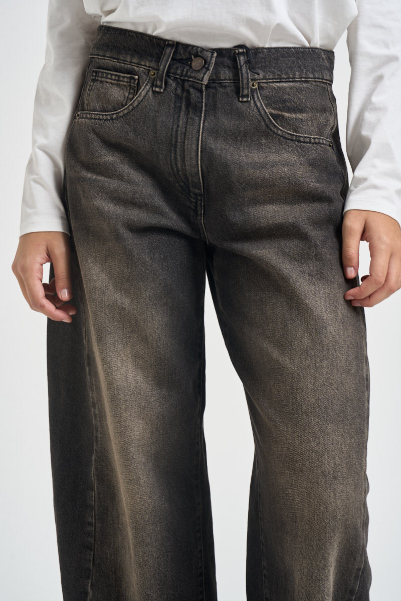 Jeans donna Gauguin nero slavato G03V0019  PHILIA LOFT 