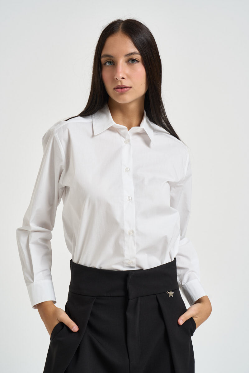 Camicia donna bianca M03E0002 BIANCO PHILIA LOFT 