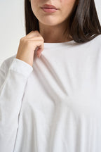 Maglia donna maniche lunghe bianca M03E0004 BIANCO PHILIA LOFT 