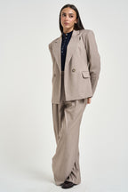Blazer donna doppiopetto tortora M03N0061 CASHA PHILIA LOFT 