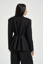 Blazer donna doppiopetto nero M03N0061 NERO PHILIA LOFT 