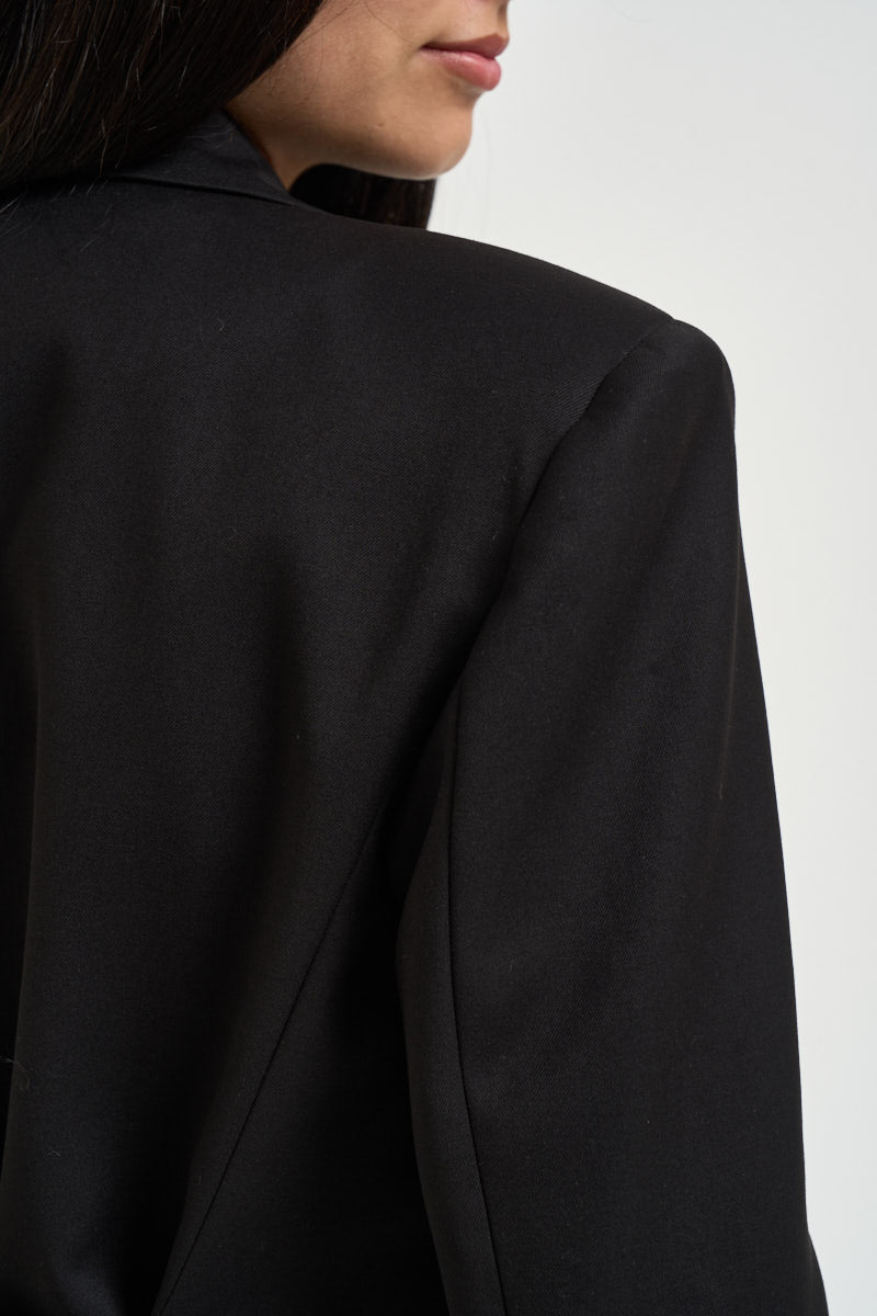 Blazer donna doppiopetto nero M03N0061 NERO PHILIA LOFT 