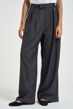 Pantaloni donna con pinces grigio antracite M03N0062 ANTRACITE PHILIA LOFT 