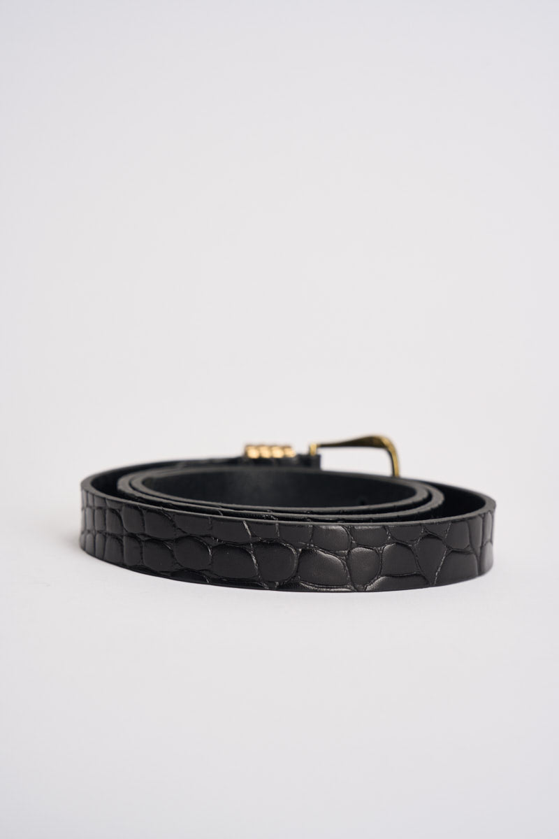 Cintura donna nera e oro N03B0100 NERO PHILIA LOFT 