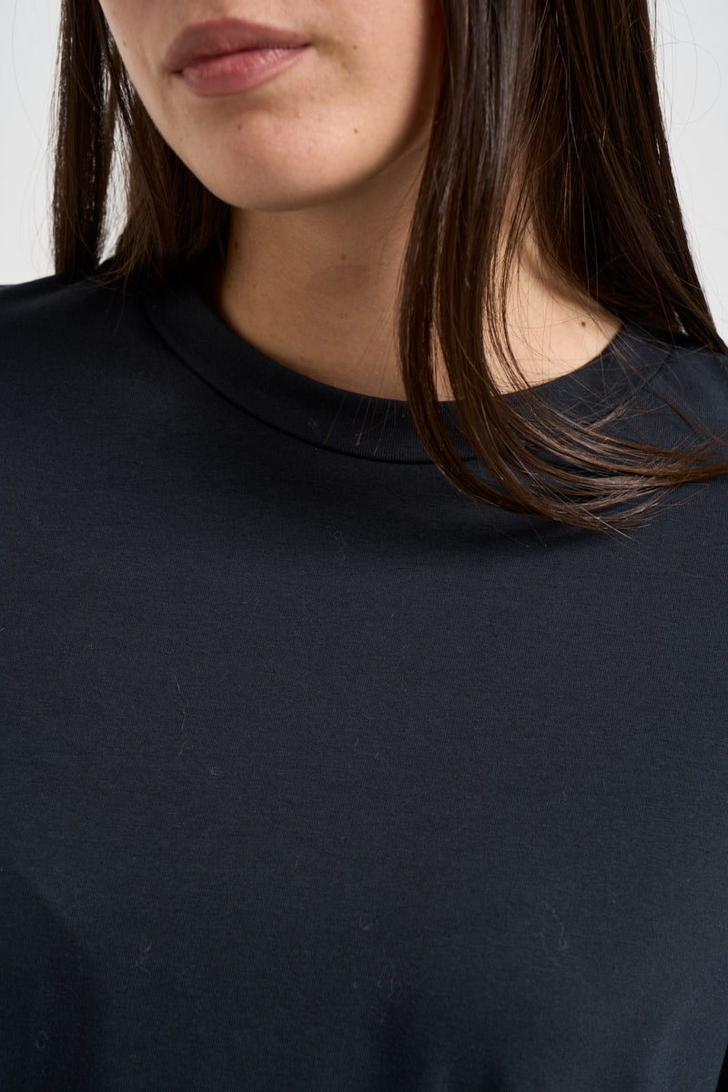 Maglia donna girocollo blu petrolio R03L0591 PIOMBO PHILIA LOFT 