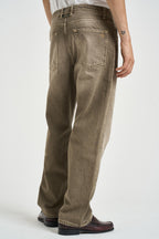 Jeans uomo wide leg grigio dèlavè CLEVELAND RBMCKAK PONT DENIM 
