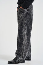 Jeans uomo lavaggio effetto marmorizzato grigio neri RIOGRANDE RSPN90 PONT DENIM 
