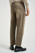 Jeans uomo loose fit in denim fango TEIDE RBMCKAK PONT DENIM 