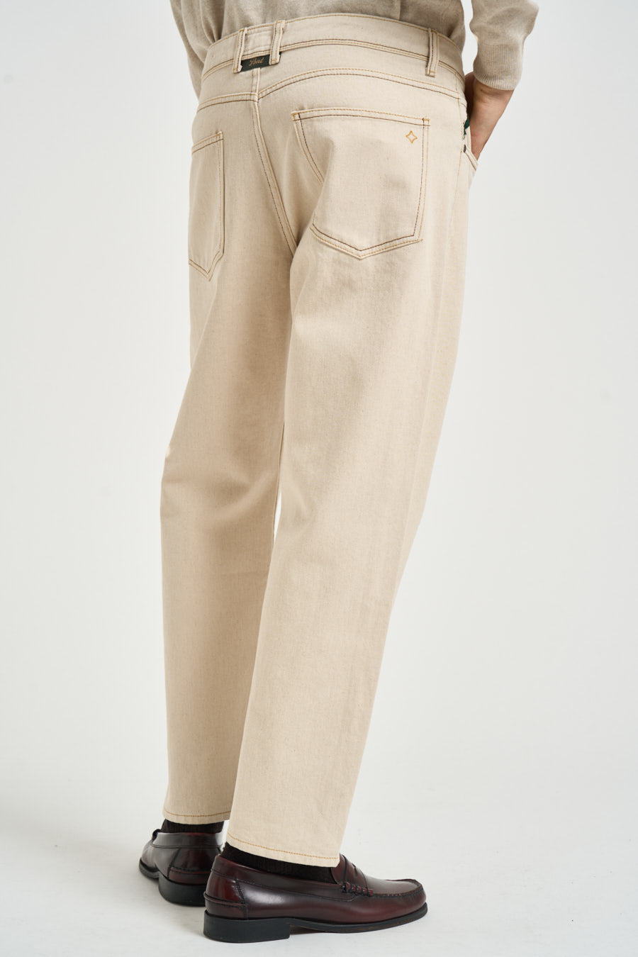 Jeans uomo loose fit panna TEIDE RNAT PONT DENIM 