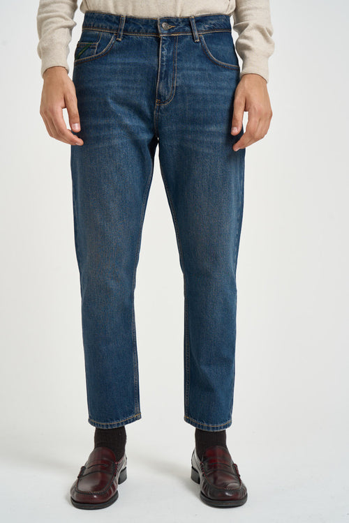 Jeans uomo Yellowstone denim blu scuro - 1