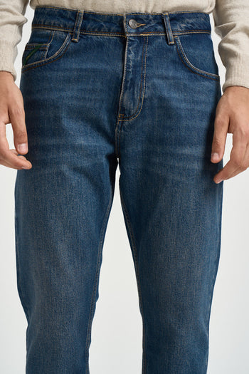 Jeans uomo Yellowstone denim blu scuro - 5