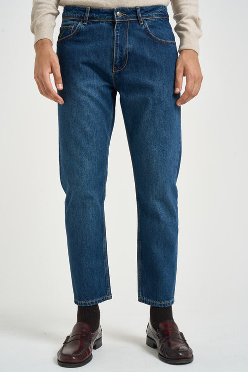 Jeans uomo Yellowstone in denim scuro - 1