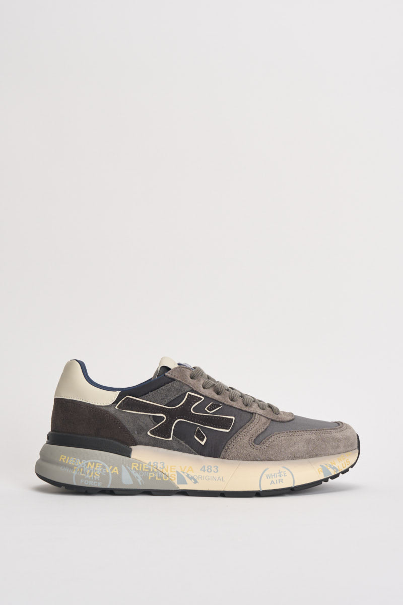 Sneakers uomo Mick 8433 grigie e moro e panna MICK 8433 PREMIATA 