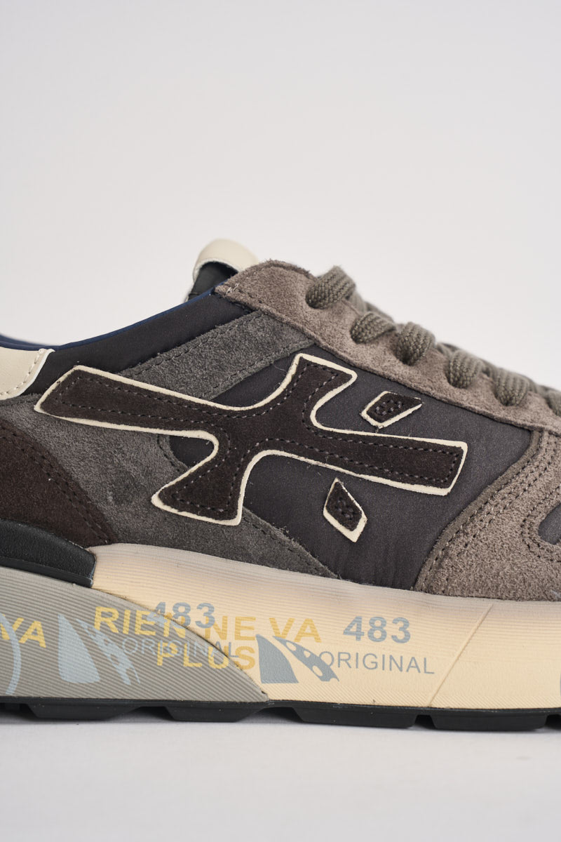 Sneakers uomo Mick 8433 grigie e moro e panna MICK 8433 PREMIATA 