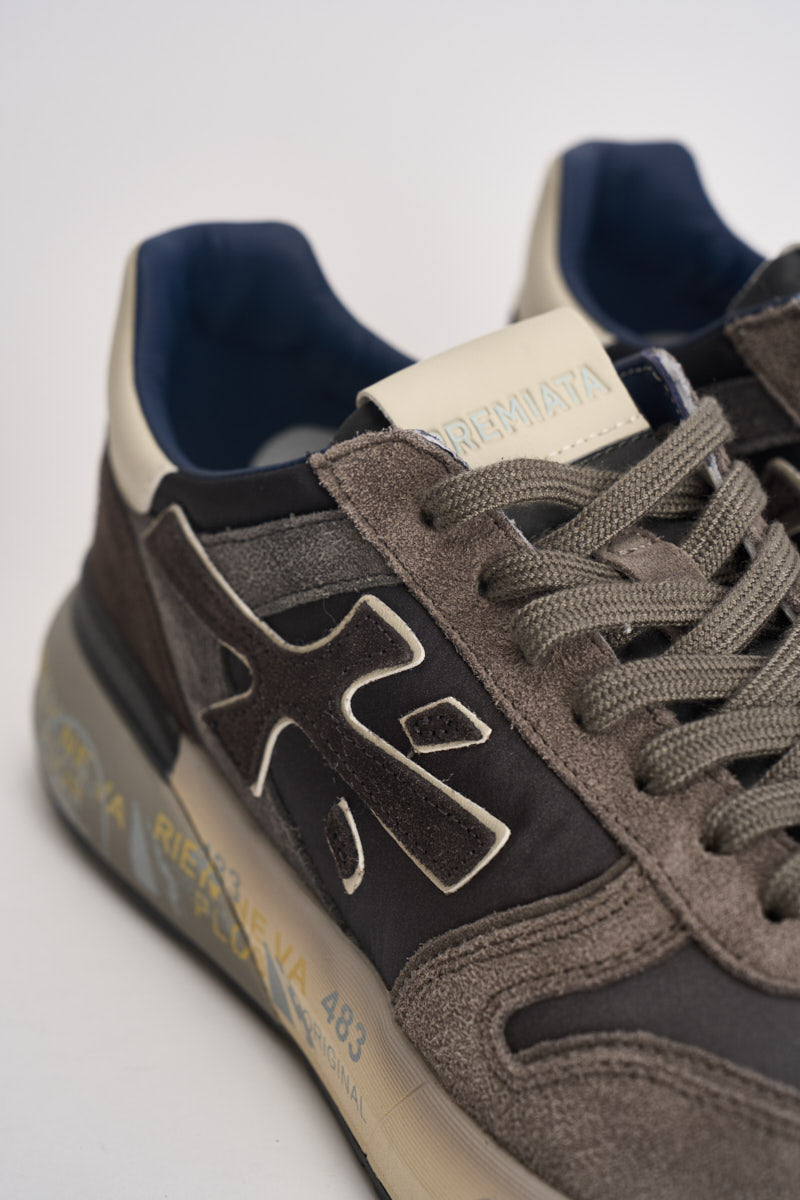 Sneakers uomo Mick 8433 grigie e moro e panna MICK 8433 PREMIATA 