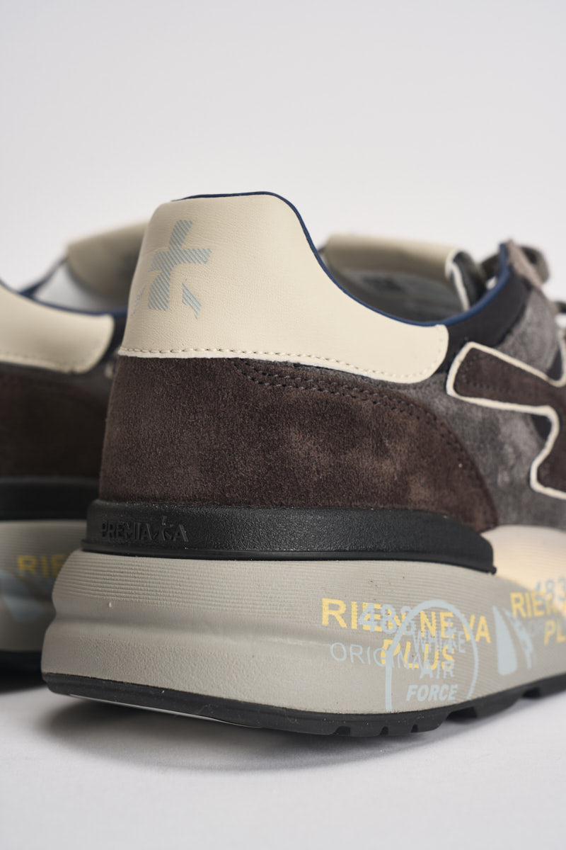 Sneakers uomo Mick 8433 grigie e moro e panna MICK 8433 PREMIATA 