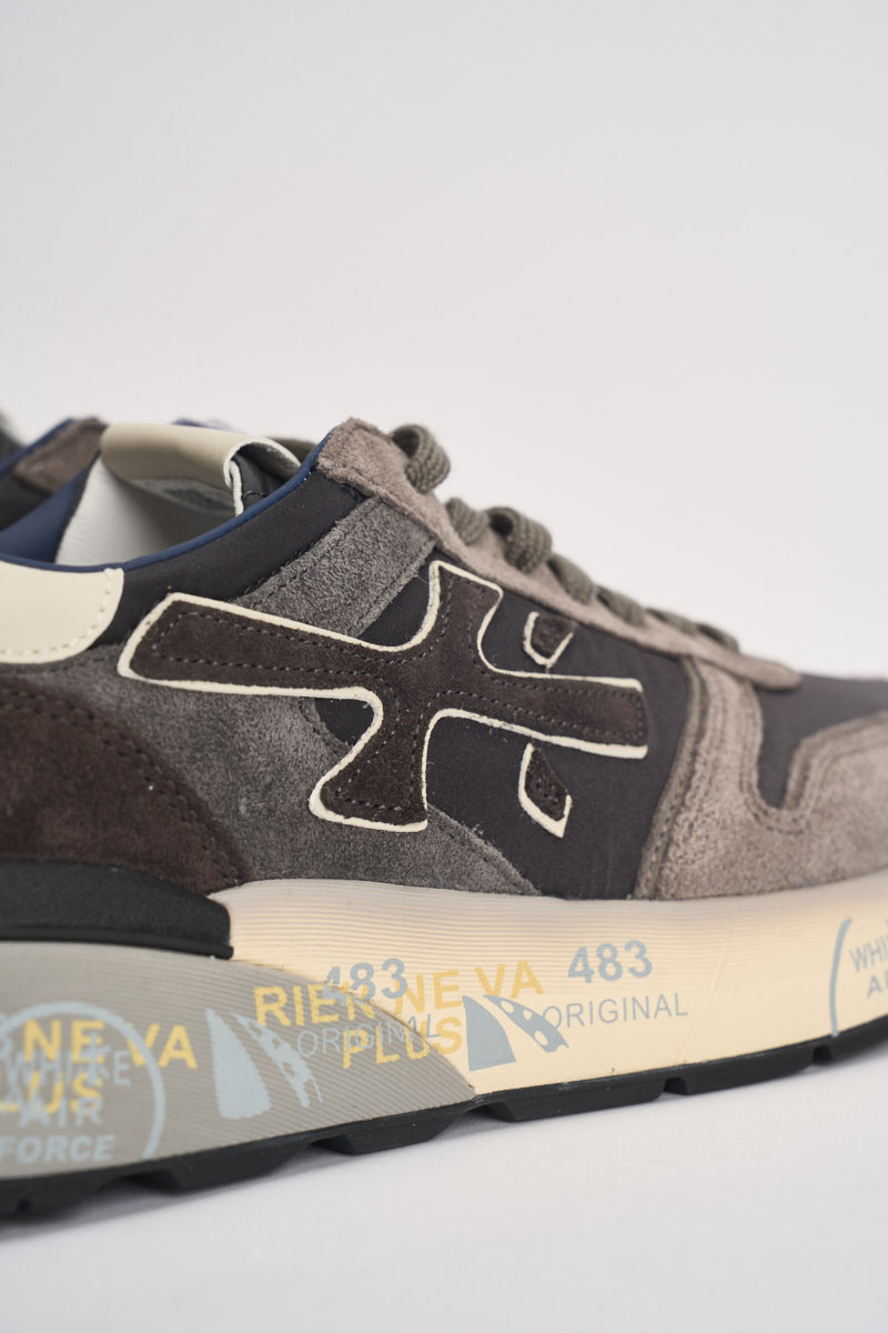 Sneakers uomo Mick 8433 grigie e moro e panna MICK 8433 PREMIATA 