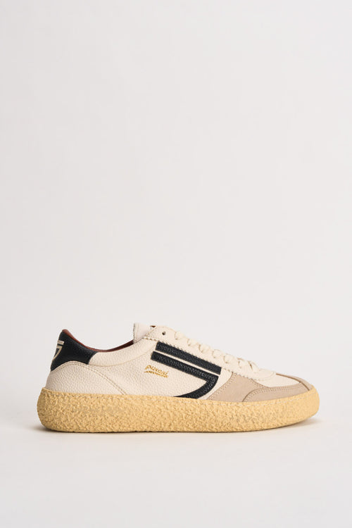Sneakers uomo Vintage panna e nera - 1