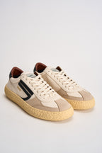 Sneakers uomo Vintage panna e nera PU101V 029 PURAAI 