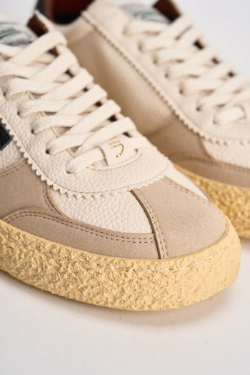 Sneakers uomo Vintage panna e nera - 4