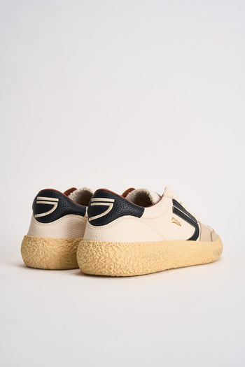 Sneakers uomo Vintage panna e nera - 6