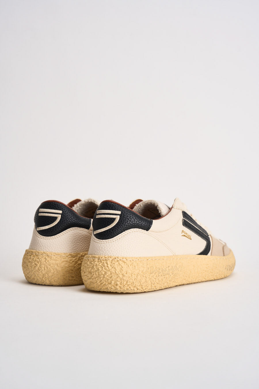 Sneakers uomo Vintage panna e nera PU101V 029 PURAAI 