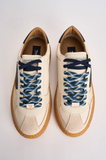 Sneakers uomo Vintage Vegan Leather panna - 5