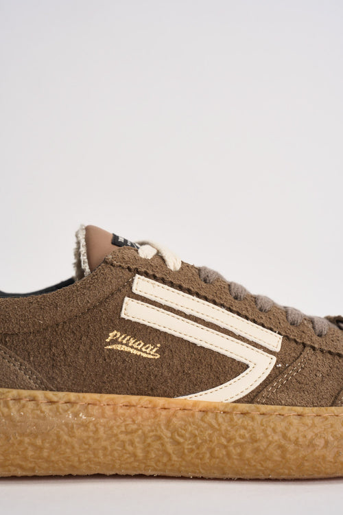 Sneakers uomo Vintage Vegan Leather tortora - 2