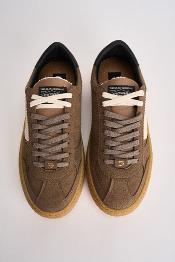 Sneakers uomo Vintage Vegan Leather tortora - 5