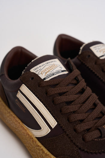 Sneakers uomo Vintage Vegan Leather marrone - 4