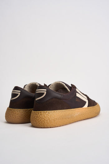 Sneakers uomo Vintage Vegan Leather marrone - 6