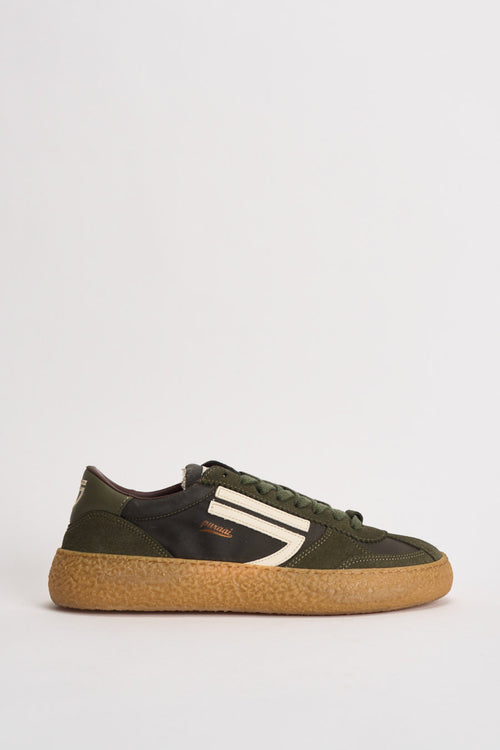 Sneakers uomo Vintage Vegan Leather verde - 1