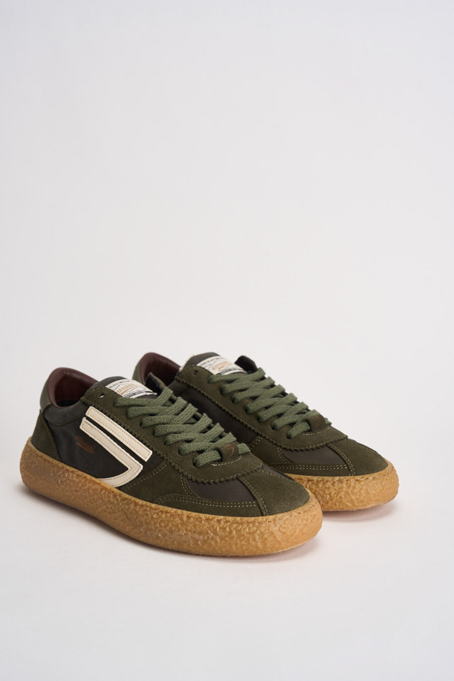 Sneakers uomo Vintage Vegan Leather verde PU101V 076 PURAAI 