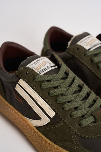 Sneakers uomo Vintage Vegan Leather verde - 5