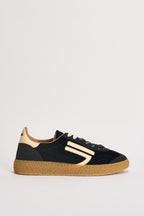 Sneakers donna Velvet nere e panna PU601X 058 PURAAI 