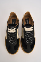 Sneakers donna Velvet nere e panna PU601X 058 PURAAI 