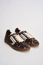 Sneakers donna animalier marrone e nera PU601X 072 PURAAI 