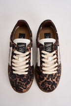 Sneakers donna animalier marrone e nera PU601X 072 PURAAI 