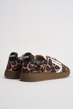 Sneakers donna animalier marrone e nera PU601X 072 PURAAI 