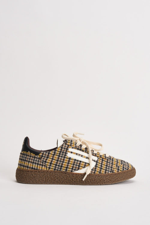 Sneakers donna pied-de-poule multicolor