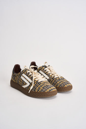 Sneakers donna pied-de-poule multicolor - 3