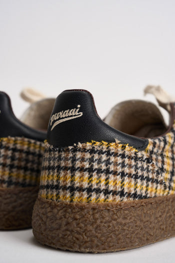 Sneakers donna pied-de-poule multicolor - 7