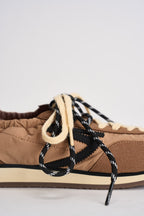 Sneakers donna Panthere marroni e beige PU602P 041 PURAAI 
