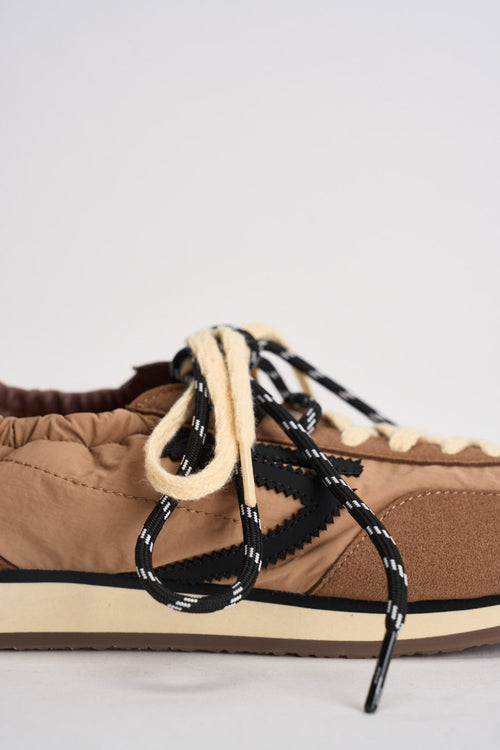 Sneakers donna Panthere marroni e beige - 2