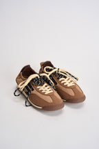 Sneakers donna Panthere marroni e beige PU602P 041 PURAAI 