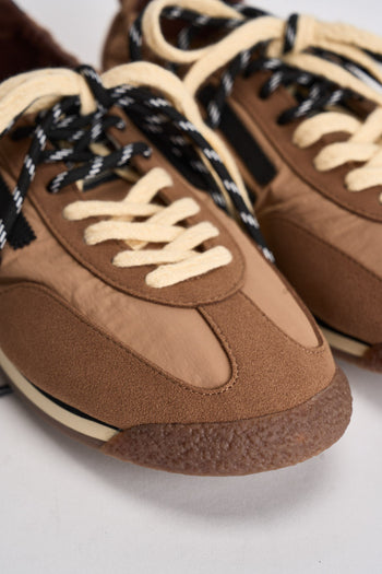 Sneakers donna Panthere marroni e beige - 4