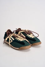 Sneakers donna Panthere verde e giallo pastello PU602P 045 PURAAI 